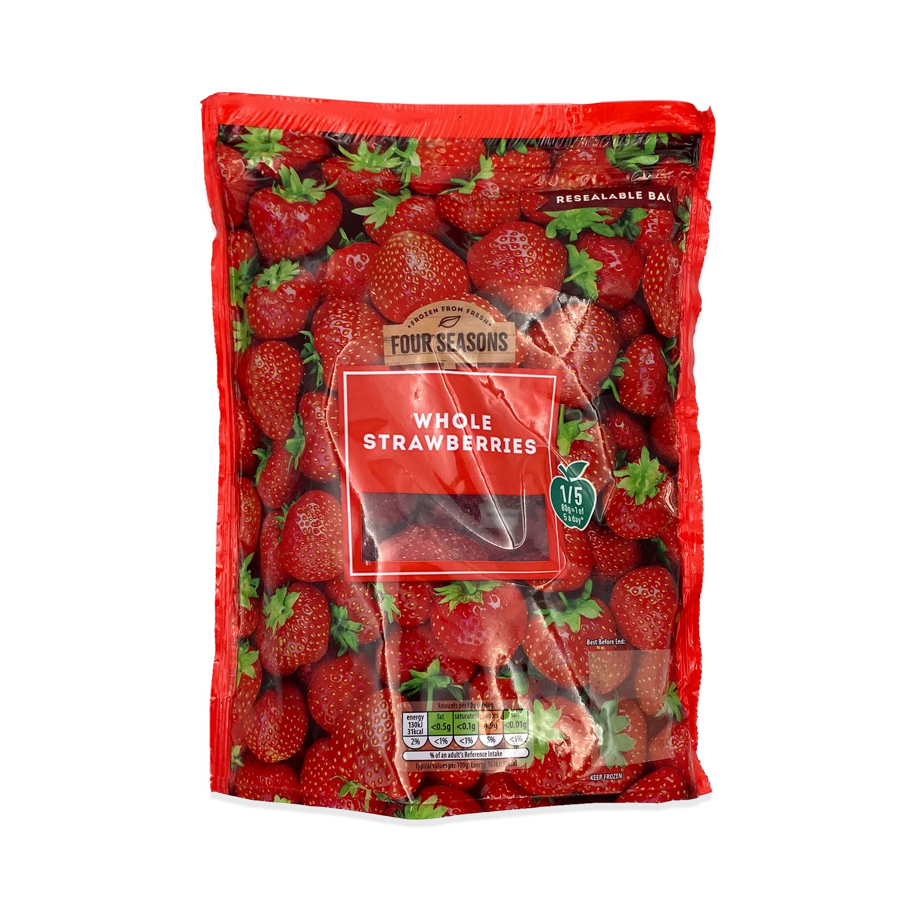 Whole Strawberries 500g Four Seasons ALDI.IE